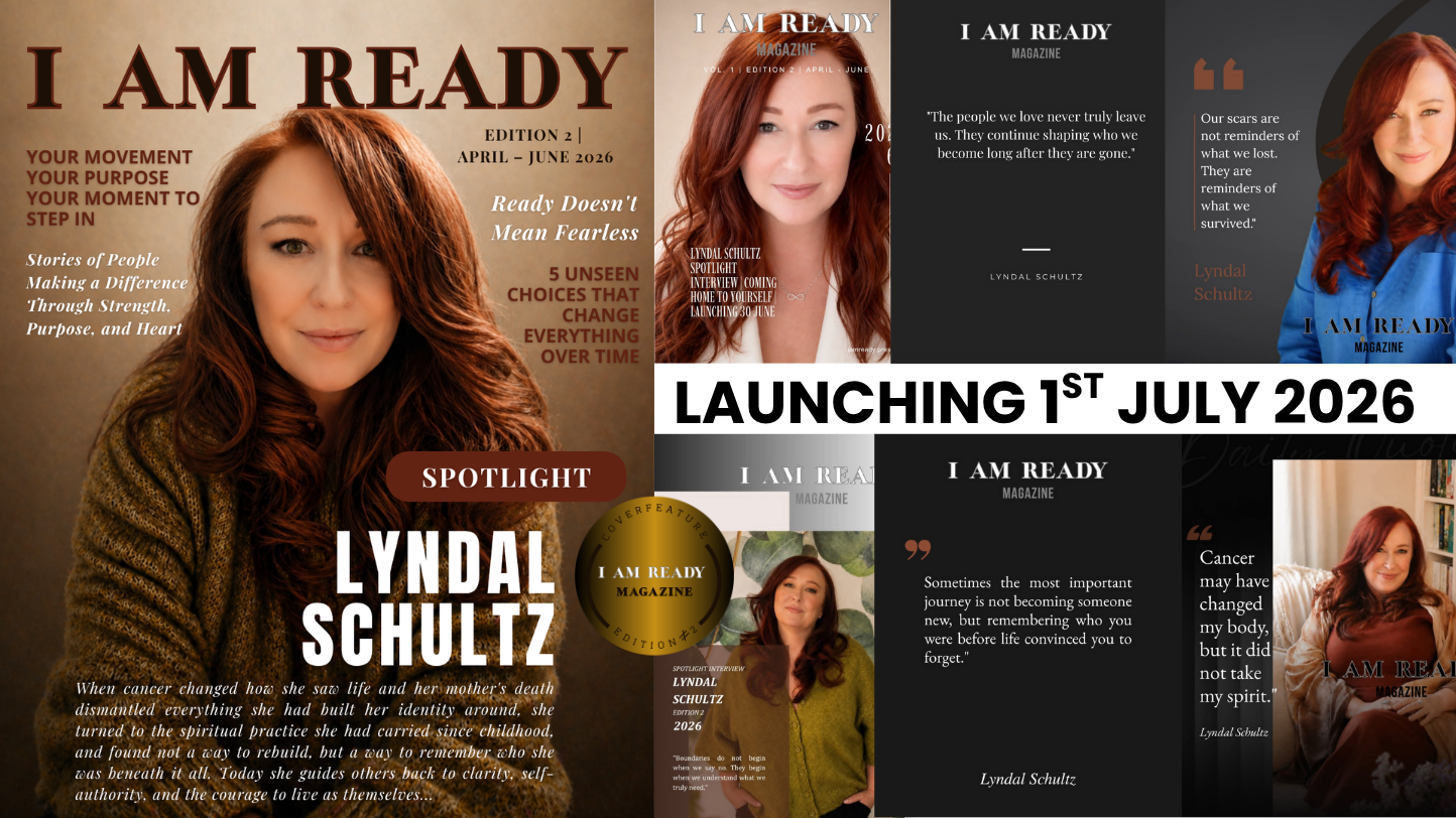 I Am Ready Magazine Cover Feature - Lyndal Schultz